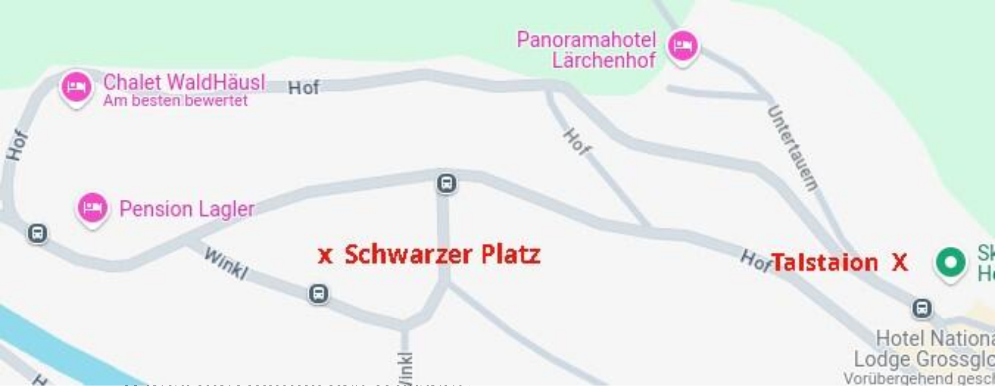 karte schwarzer platz
