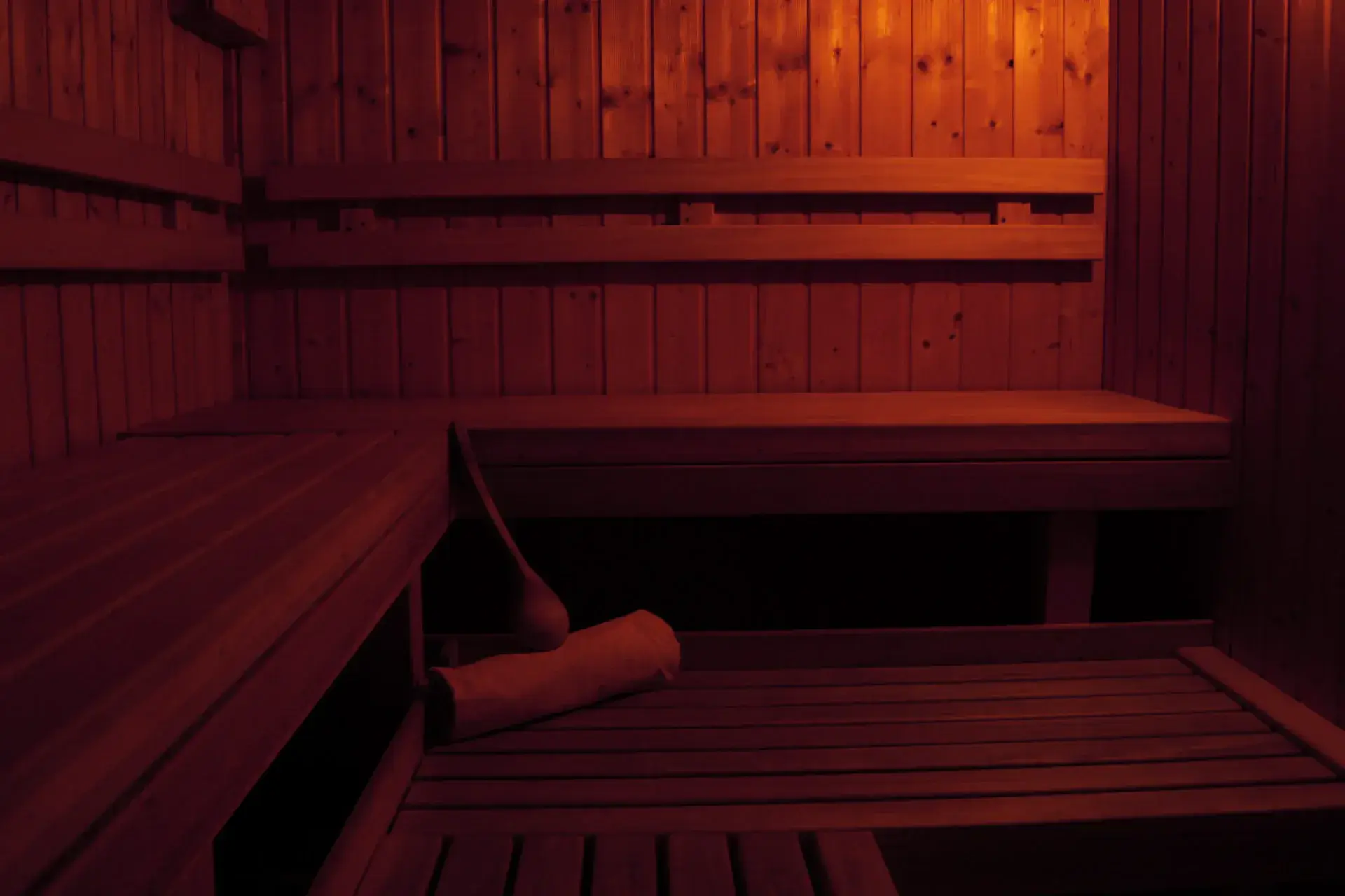Sauna & Ruheraum im Ferienhaus Römerhütte