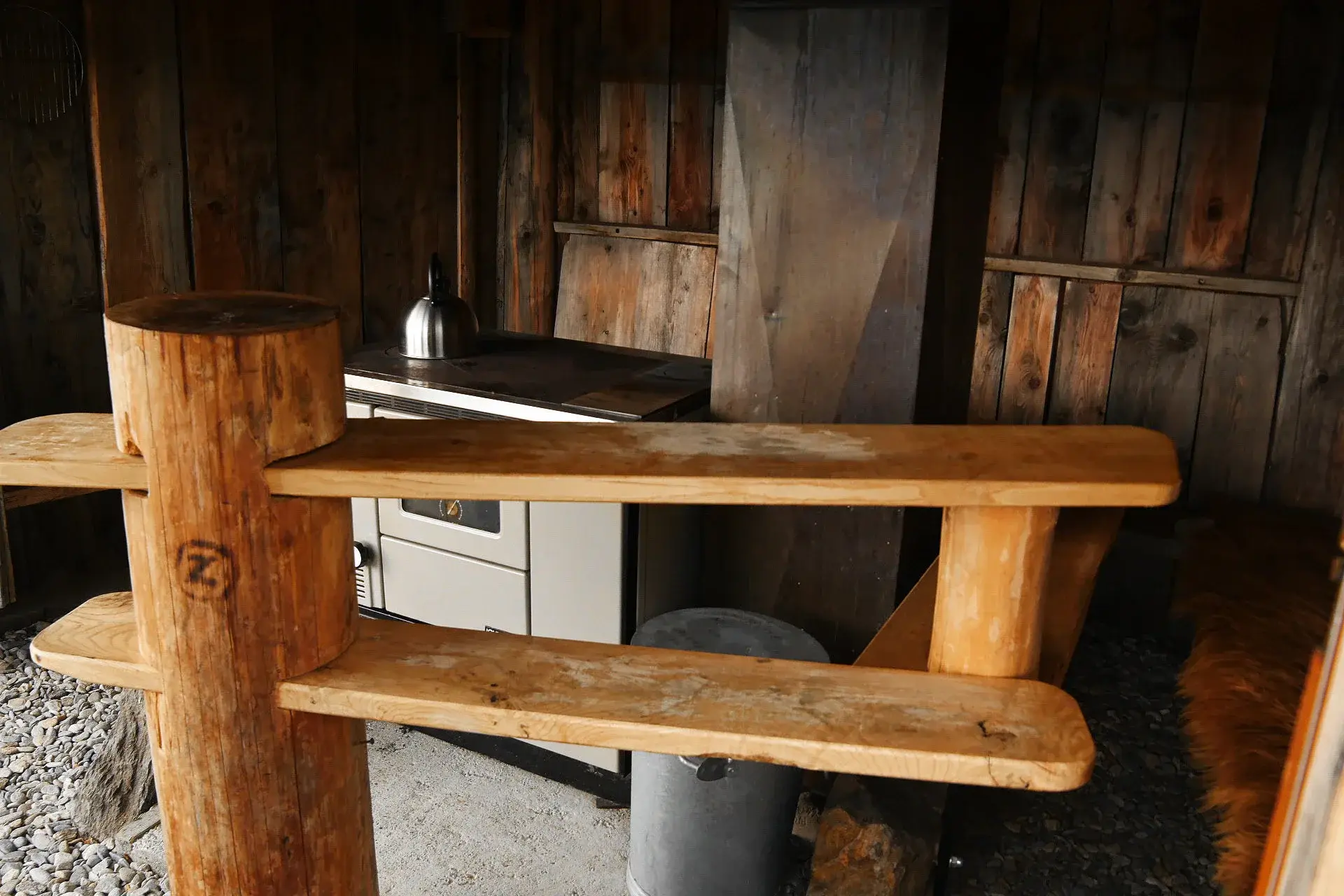 Grillhütte im Garten des Ferienhaus Römerhütte