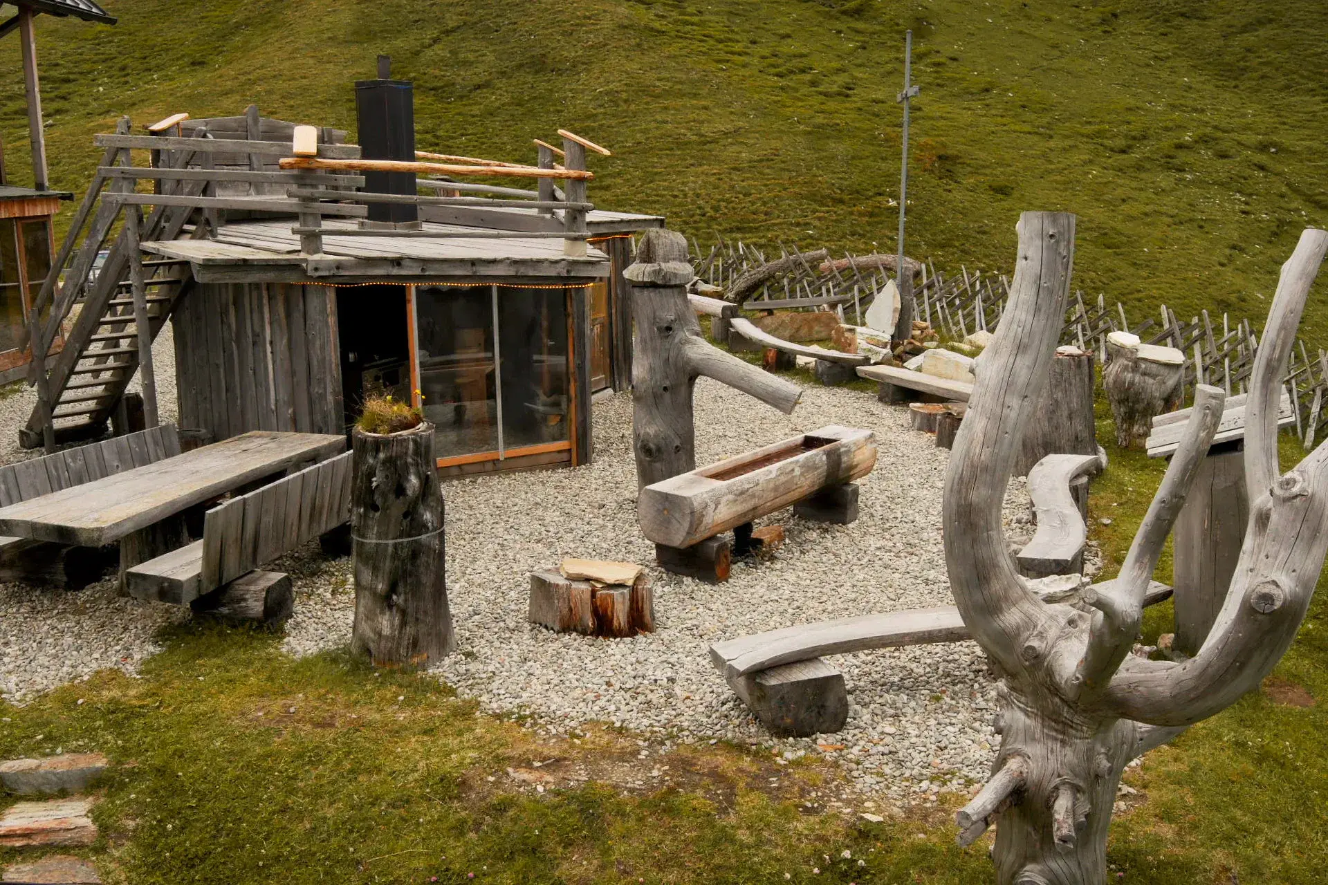 Panoramaplattform beim Ferienhaus Römerhütte