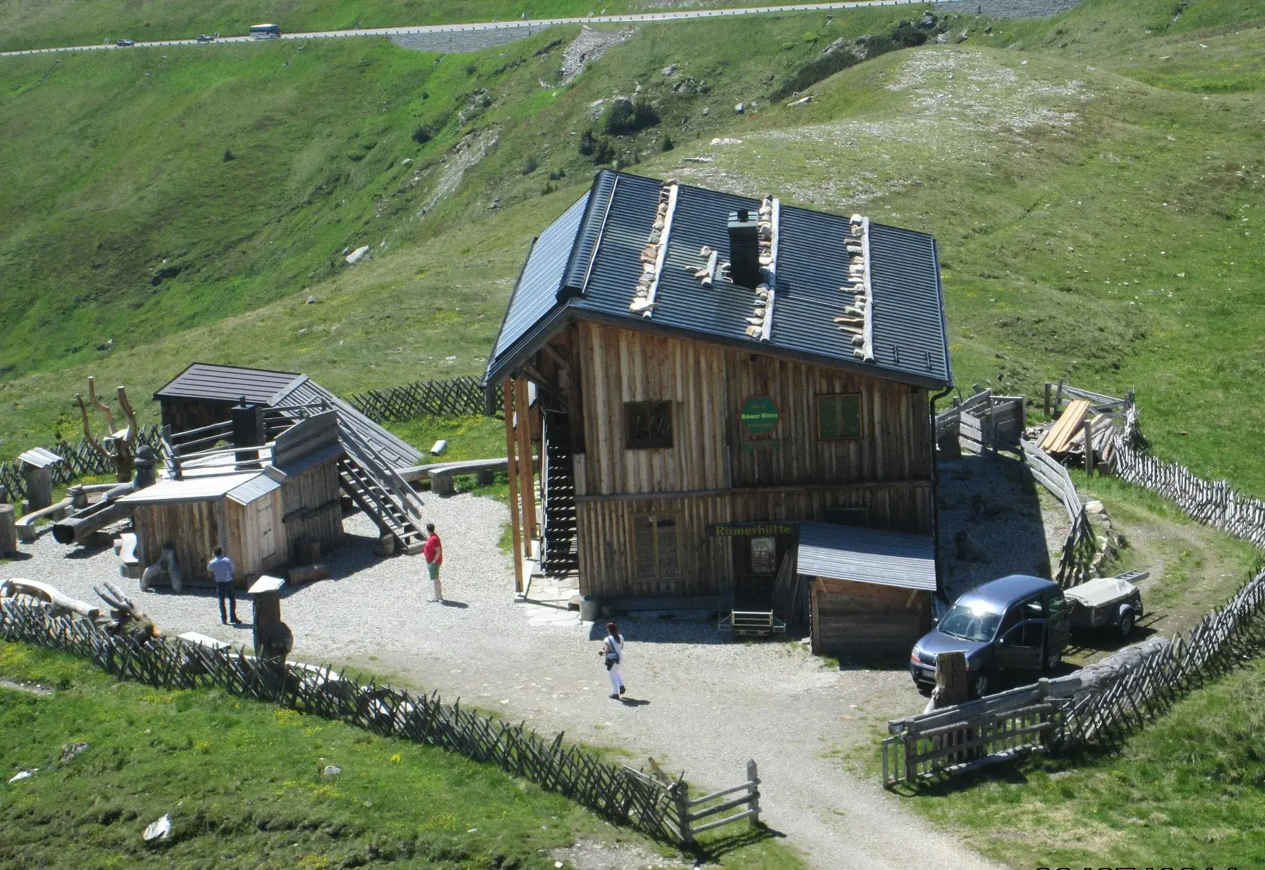 Gesamtansicht des Ferienhaus Römerhütte