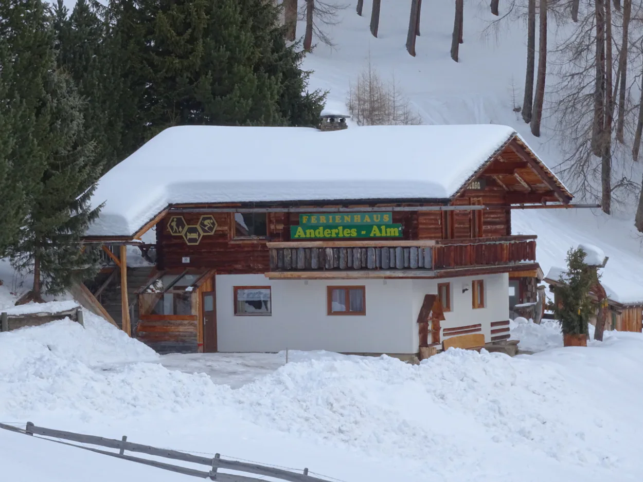 Ferienhaus Anderles-Alm im Winter