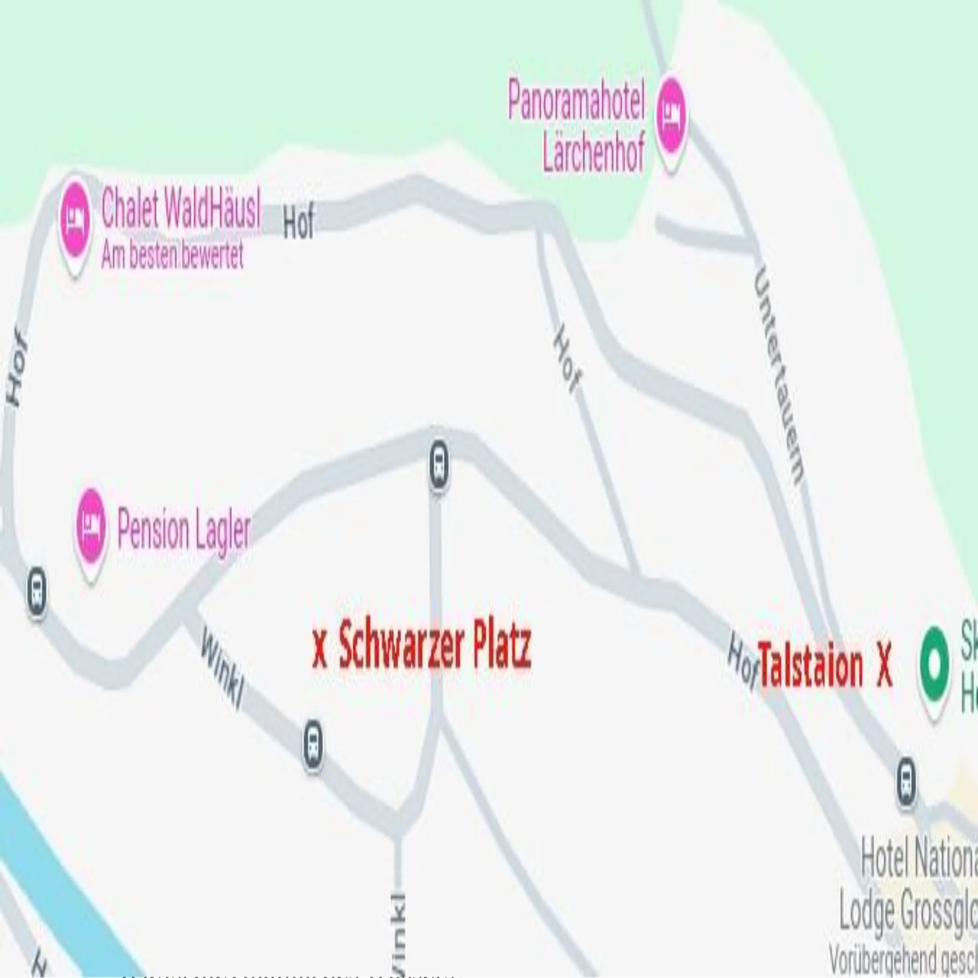karte schwarzer platz